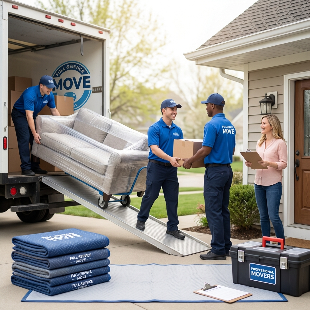 Full-Service Move (Truck + 2 Movers)